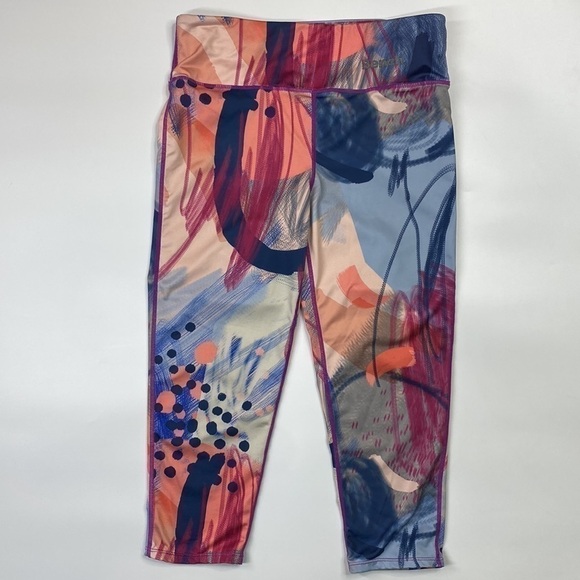 Bench Abstract Space Dye Print Leggings Size Medium - Picture 2 of 11